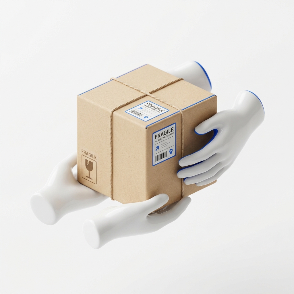 Safe handling and security icon